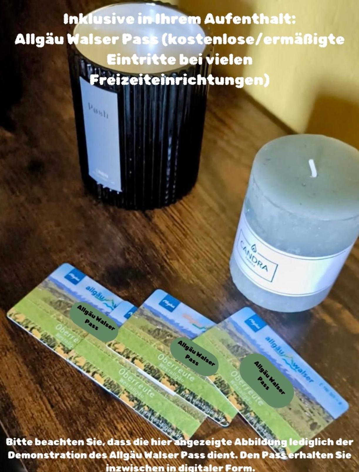 Lindners Hideaways - Bergnest Lodge - Bergblick Fewo 6 Pers Balkon Garten Hund Ski Unterkunft Luftkurort Oberreute Naehe Buchenegger Wasserfaelle Eistobel Bodensee Esterno foto